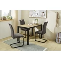 Kép 3/5 - BARISTA 1 asztal 80(+40)cm - Vad Tölgy