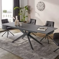 Kép 1/9 - CAMPUS asztal 160(+80)cm - Antracit KERÁMIA