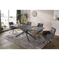 Kép 2/9 - CAMPUS asztal 160(+80)cm - Antracit KERÁMIA
