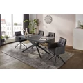 Kép 3/9 - CAMPUS asztal 160(+80)cm - Antracit KERÁMIA