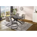 Kép 5/9 - CAMPUS asztal 160(+80)cm - Antracit KERÁMIA