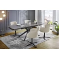 Kép 6/9 - CAMPUS asztal 160(+80)cm - Antracit KERÁMIA