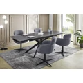 Kép 8/9 - CAMPUS asztal 160(+80)cm - Antracit KERÁMIA