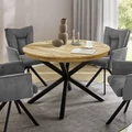 Kép 1/5 - OLBIA 120(+40)cm körasztal - Vad Tölgy