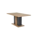 Kép 4/5 - SCHLESWIG asztal 160(+40)cm - Artisan Tölgy / Antracit