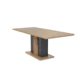Kép 5/5 - SCHLESWIG asztal 160(+40)cm - Artisan Tölgy / Antracit