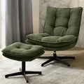 Kép 1/2 - KASPER relax fotel lábtartóval - 426-03 Zöld