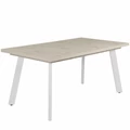 Kép 1/3 - LINETT asztal 160(+40)cm - Justus Tölgy / Fehér