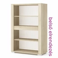 Kép 2/4 - CORTINA 90-es 4 kisajtós komód elem - Cotta Cremona / Magasfényű Beige (C9)