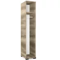 Kép 2/4 - GALAXY G2 ruhás teleajtós elem 40 cm - Canyon Tölgy / Rusztik Fehér