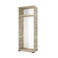 Kép 2/4 - GALAXY G5 ruhás teleajtós elem 80 cm - Viking Tölgy / Matt Fekete