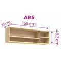 Kép 2/2 - ARIANA áthidaló elem - Artisan Tölgy / Matt Fekete (AR5)