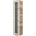 Kép 1/2 - POLLY vitrines polcos elem 42 cm JOBBOS - Canyon Tölgy / Fehér