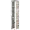 Kép 1/2 - POLLY vitrines polcos elem 42 cm JOBBOS - San Remo / Fehér
