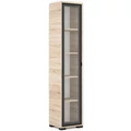 Kép 1/2 - POLLY vitrines polcos elem 42 cm BALOS - Sonoma Tölgy / Fekete
