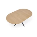 Kép 15/15 - ACORD 120(+80)cm körasztal - Natúr / Fekete