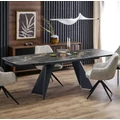 Kép 1/16 - ARMANI asztal 165(+76)cm - Fekete márvány