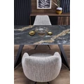 Kép 12/16 - ARMANI asztal 165(+76)cm - Fekete márvány