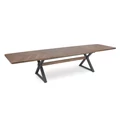 Kép 10/13 - BARON asztal 200(+150)cm - Dió / Fekete