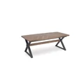 Kép 12/13 - BARON asztal 200(+150)cm - Dió / Fekete