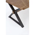 Kép 6/13 - BARON asztal 200(+150)cm - Dió / Fekete