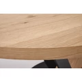 Kép 12/18 - FANIS 120(+40)cm körasztal - Natúr / Fekete