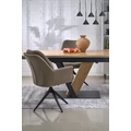 Kép 8/18 - FANIS asztal 160(+60)cm - Natúr / Fekete
