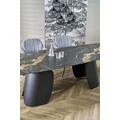 Kép 6/19 - FORUM asztal 180(+80)cm - Fekete márvány