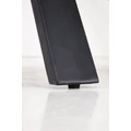 Kép 13/22 - PLATAN asztal 140(+40)cm - Fehér márvány / Fekete