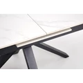 Kép 14/22 - PLATAN asztal 140(+40)cm - Fehér márvány / Fekete