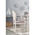 Kép 16/17 - RINGO 102(+40)cm körasztal - Fehér / Fehér