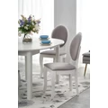 Kép 17/17 - RINGO 102(+40)cm körasztal - Fehér / Fehér