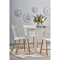 Kép 10/17 - RINGO 102(+40)cm körasztal - Fehér / Fehér