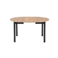 Kép 14/16 - RINGO 102(+40)cm körasztal - Artisan Tölgy / Fekete