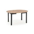 Kép 15/16 - RINGO 102(+40)cm körasztal - Artisan Tölgy / Fekete