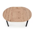 Kép 16/16 - RINGO 102(+40)cm körasztal - Artisan Tölgy / Fekete
