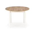 Kép 12/14 - RINGO 102(+40)cm körasztal - Artisan Tölgy / Fehér