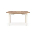 Kép 9/14 - RINGO 102(+40)cm körasztal - Artisan Tölgy / Fehér