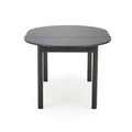 Kép 11/15 - RINGO 102(+40)cm körasztal - Fekete / Fekete
