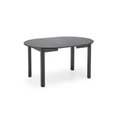 Kép 12/15 - RINGO 102(+40)cm körasztal - Fekete / Fekete