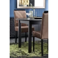 Kép 4/15 - RINGO 102(+40)cm körasztal - Fekete / Fekete