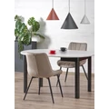 Kép 4/8 - RINGO 102(+40)cm körasztal - Kasmír / Fekete