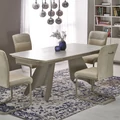 Kép 1/17 - SALIX asztal 180(+80)cm - Travertin / Kasmír