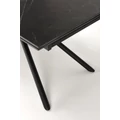 Kép 10/19 - VITORINO asztal 160(+60)cm - Fekete márvány / Fekete