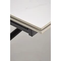 Kép 11/16 - VITORINO asztal 160(+60)cm - Fehér márvány / Fekete