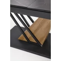Kép 10/16 - VOLANT asztal 160(+40)cm - Fekete márvány / Arany Tölgy