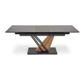 Kép 11/16 - VOLANT asztal 160(+40)cm - Fekete márvány / Arany Tölgy