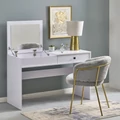 Kép 1/10 - MEGAN fésülködőasztal - Fehér