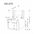 Kép 14/14 - GELATO automata relax TV fotel - Szürke szövet