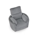 Kép 5/15 - PEGAS automata TV fotel hintafunkcióval - Szürke szövet